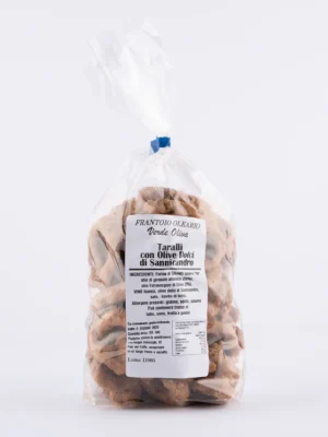 Taralli Caserecci alle Olive Dolci Nere – 500 gr